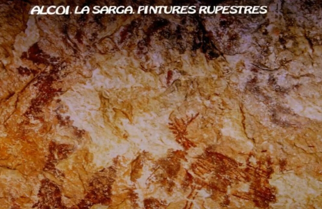 La Sarga, Alcoi, Arte Rupestre