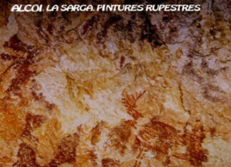 La Sarga, Alcoi, Arte Rupestre