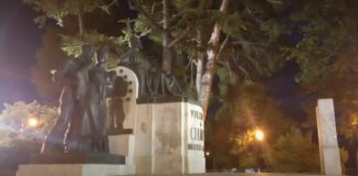 Paseo de Chapí, Villena, por la noche