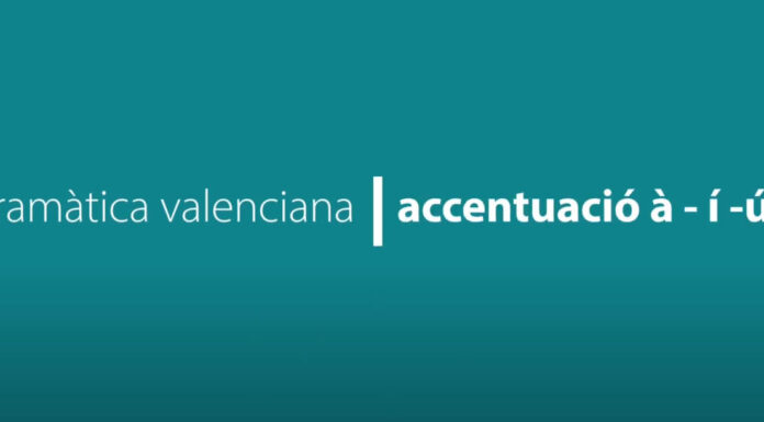 gramática valenciana accentuació a i u