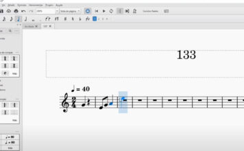 Musescore, edición musical