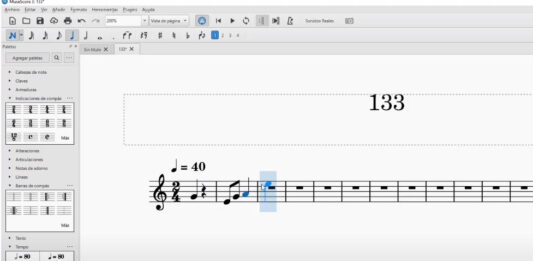 Musescore, edición musical